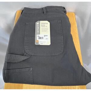 Carhartt Essential Mid-Rise Gray Fleece Lined Pants - Women's Size 18 NWT
